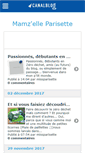 Mobile Screenshot of mamzelleparisette.fr